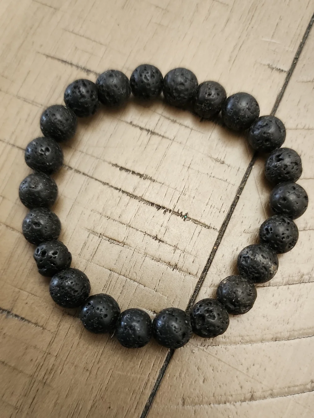 1pc Natural Crystal Bracelets For Women Men - 8mm Semi-Precious Gemstone Beaded
